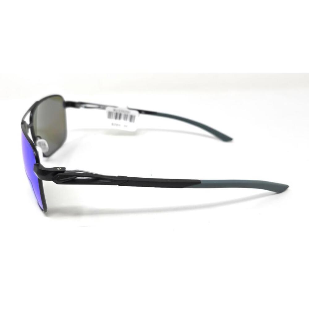 Nike Club Premier-P DQ0920 011 Sunglasses Satin Black Polarized Blue Mirror Lens - Picture 5 of 8